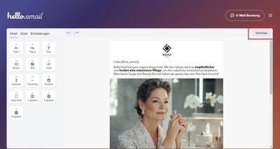 Vorschau einer E-Mail in verschiedenen E-Mail-Clients (Gmail, Outlook)